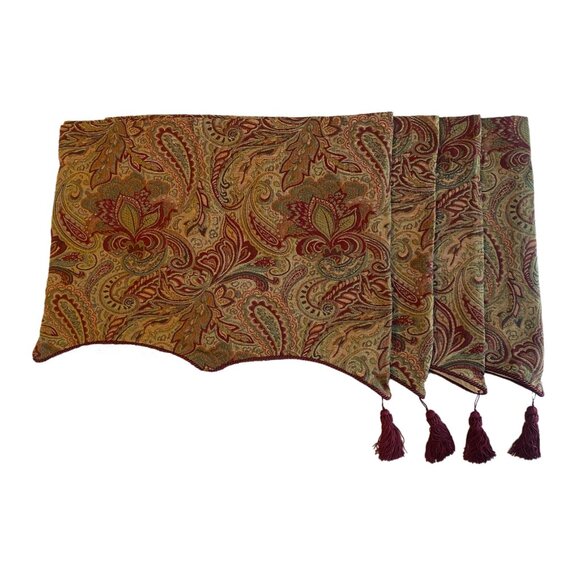 Burlington House 4 Valances 50 x 20 Inches Each - Picture 4 of 8